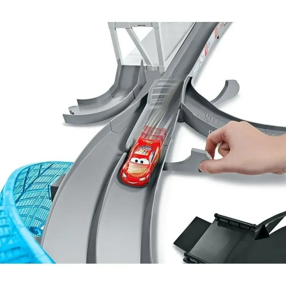 Disney Pixar Cars 3 Ultimate Florida Speedway Race Track Set  - COMPLETE - W/car